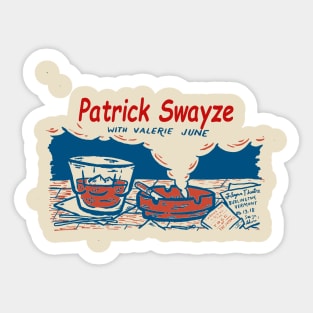 Patrick Swayze Vintage Sticker